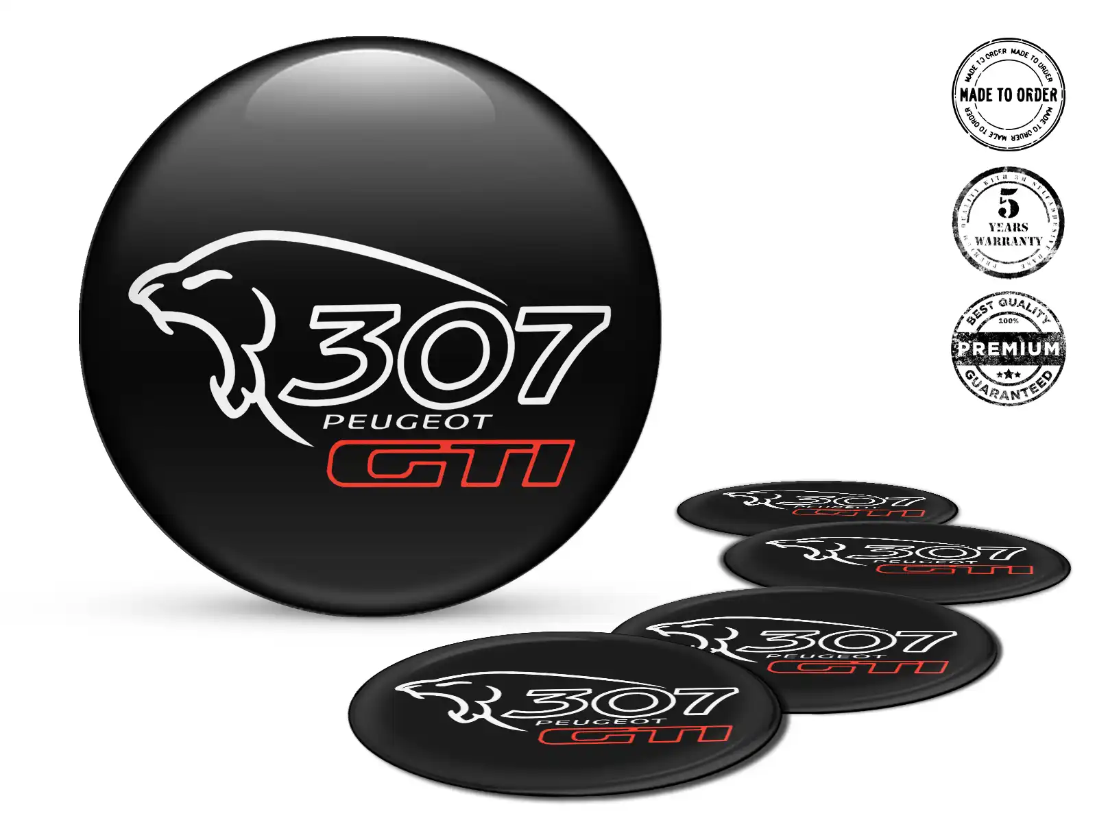 Peugeot Silicone Sticker Edition Premium Rim Decals